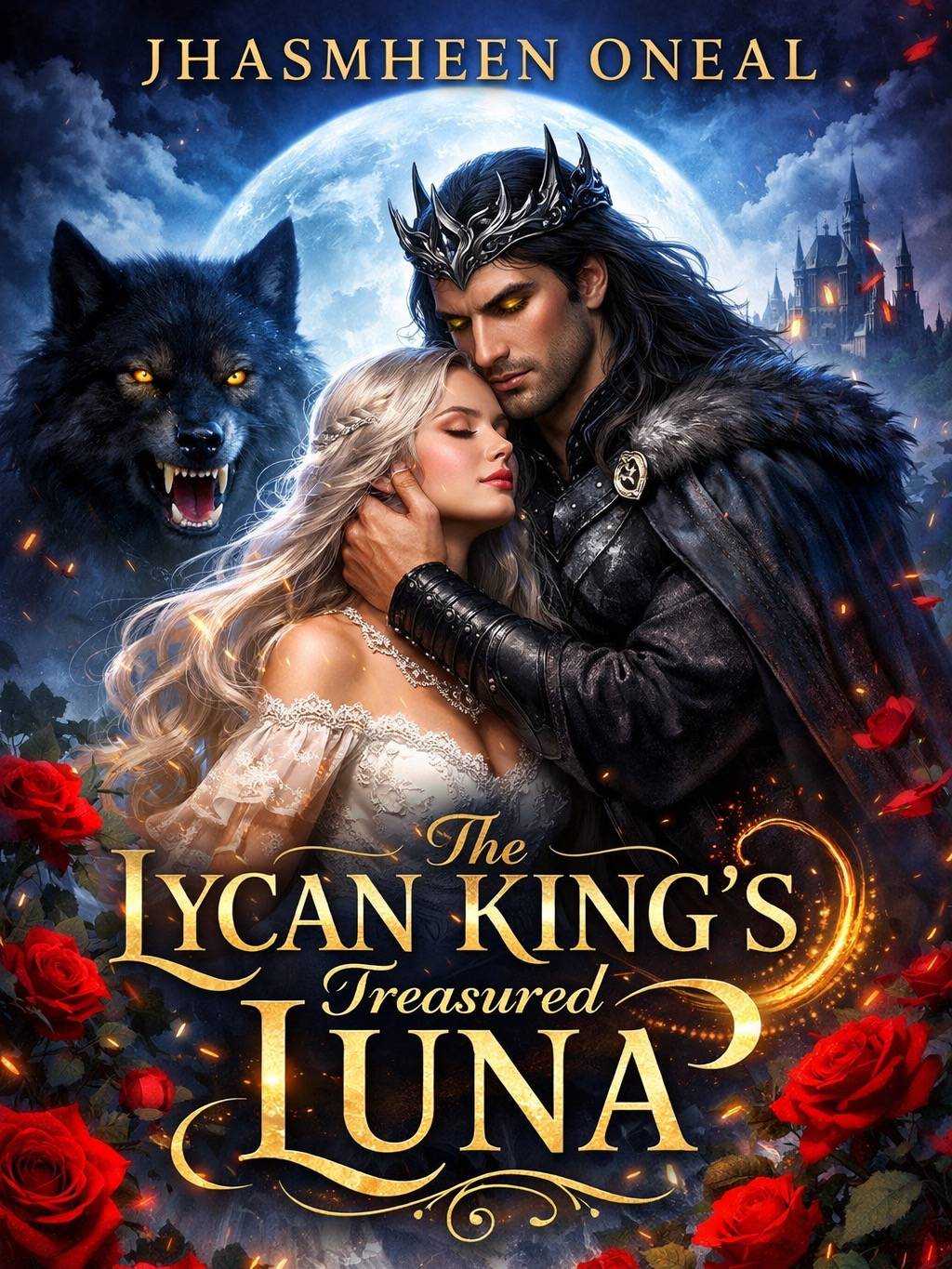 THE LYCAN KING'S TREASURED LUNA — by Jhasmheen Oneal —